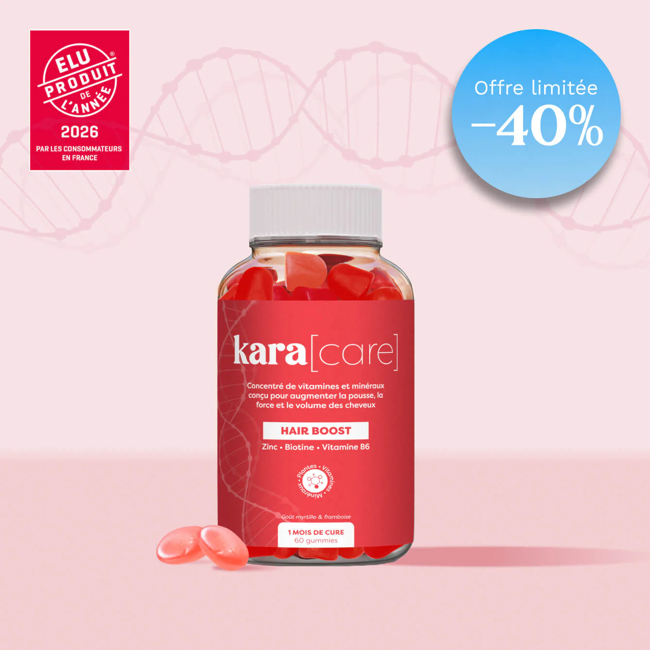 Les vitamines Hair Boost 🧬